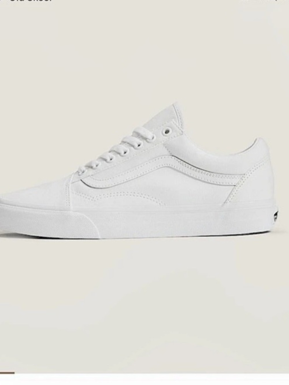 Vans Old Skool White Sneakers